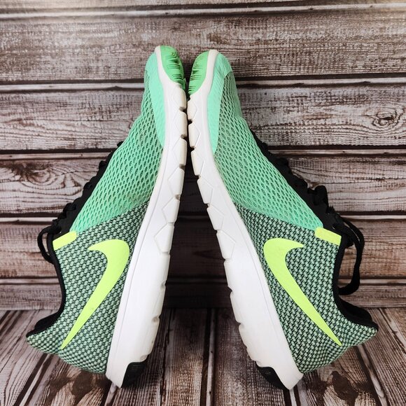 NIKE Flex Experience RN 6 Womens 9 Green Black Running Sneakers Shoes 881805-300 - Picture 6 of 9